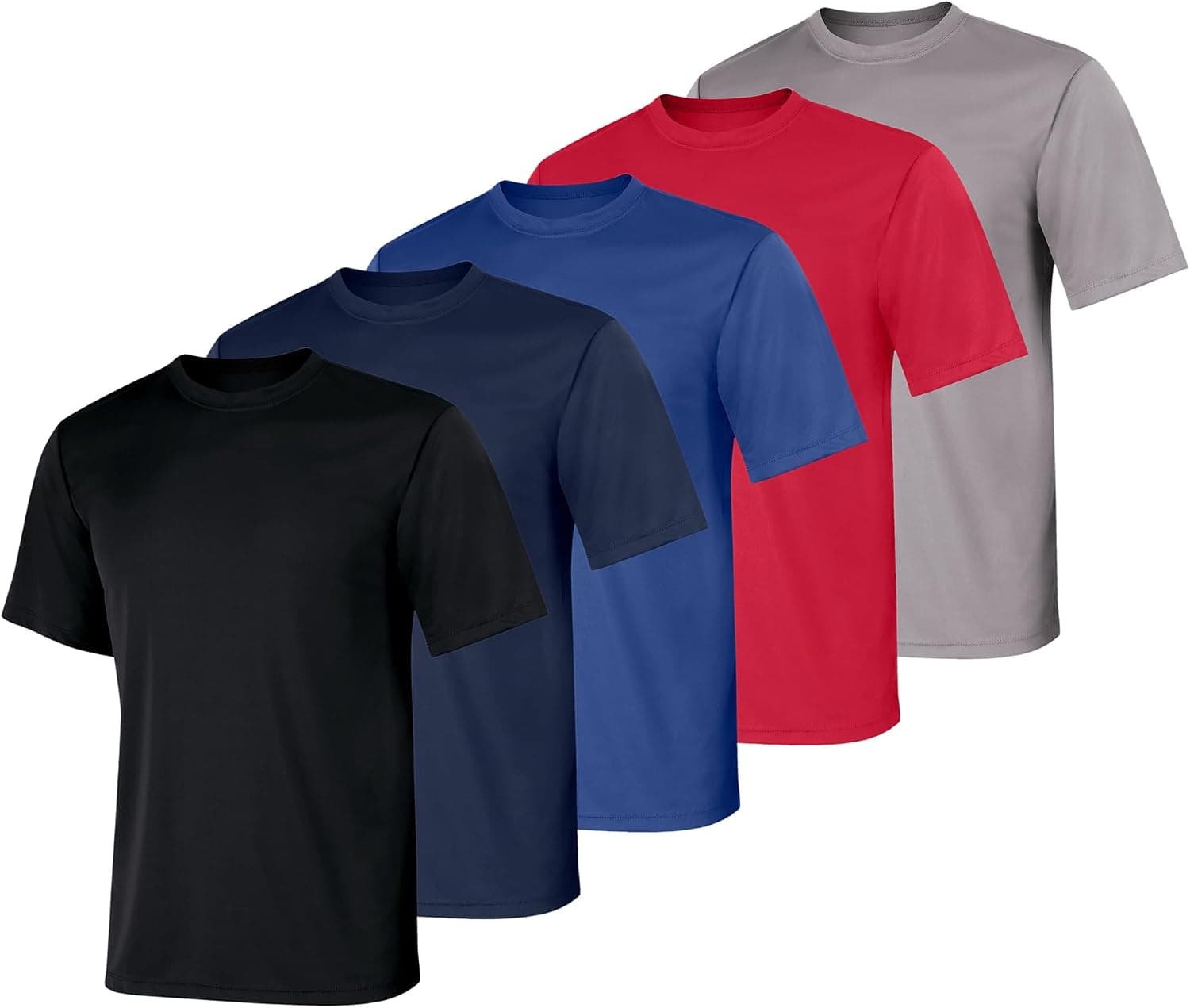 Hanes Men's Cool Dri Performance T-Shirt, Moisture-Wicking Short Sleeve Tee, 40+ UPF Protection, 2 Or 5 Pack