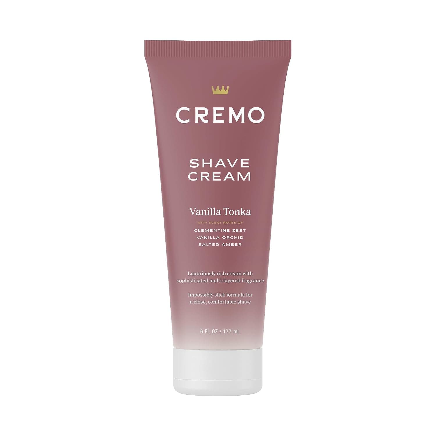 Cremo Shaving Cream for Women, Vanilla Tonka, 6 Fl Oz