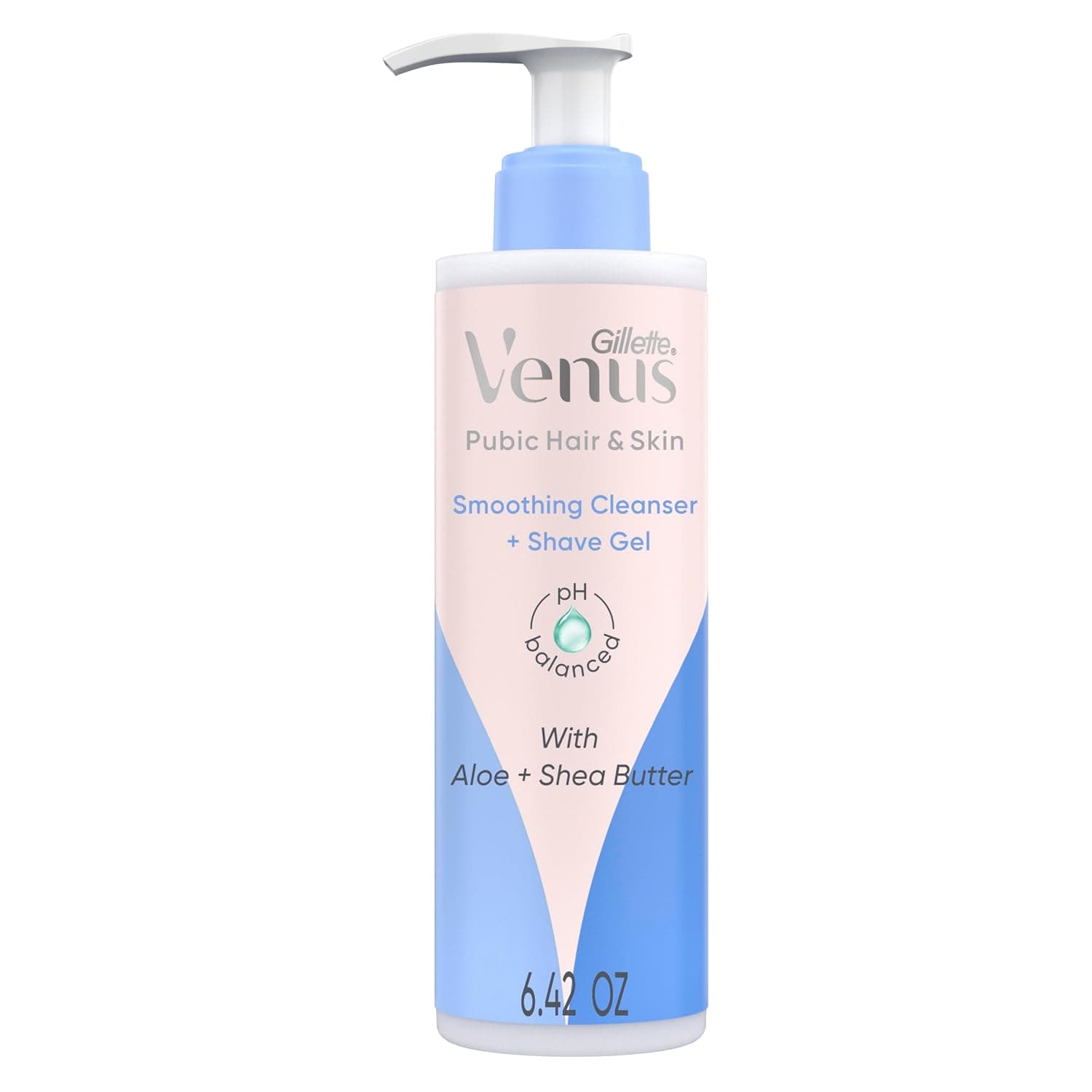 Venus Smoothing Skin Cleanser + Shave Gel for Women, 2-in-1 formula,190ml