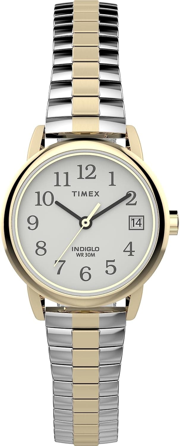 Timex Women's Easy Reader 25mm Watch, Band, Comfortable & Easy-to-Read