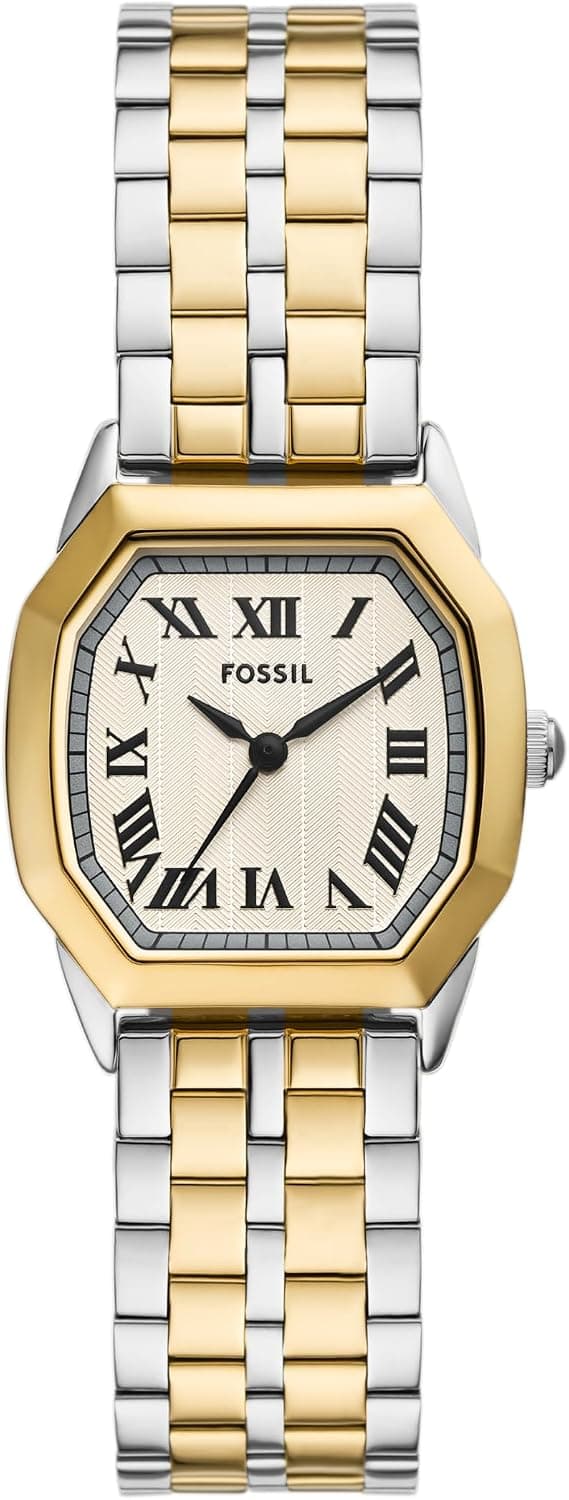 Fossil Women's Watch, Harlow Three-Hand Stainless Steel Bracelet Watch for Women