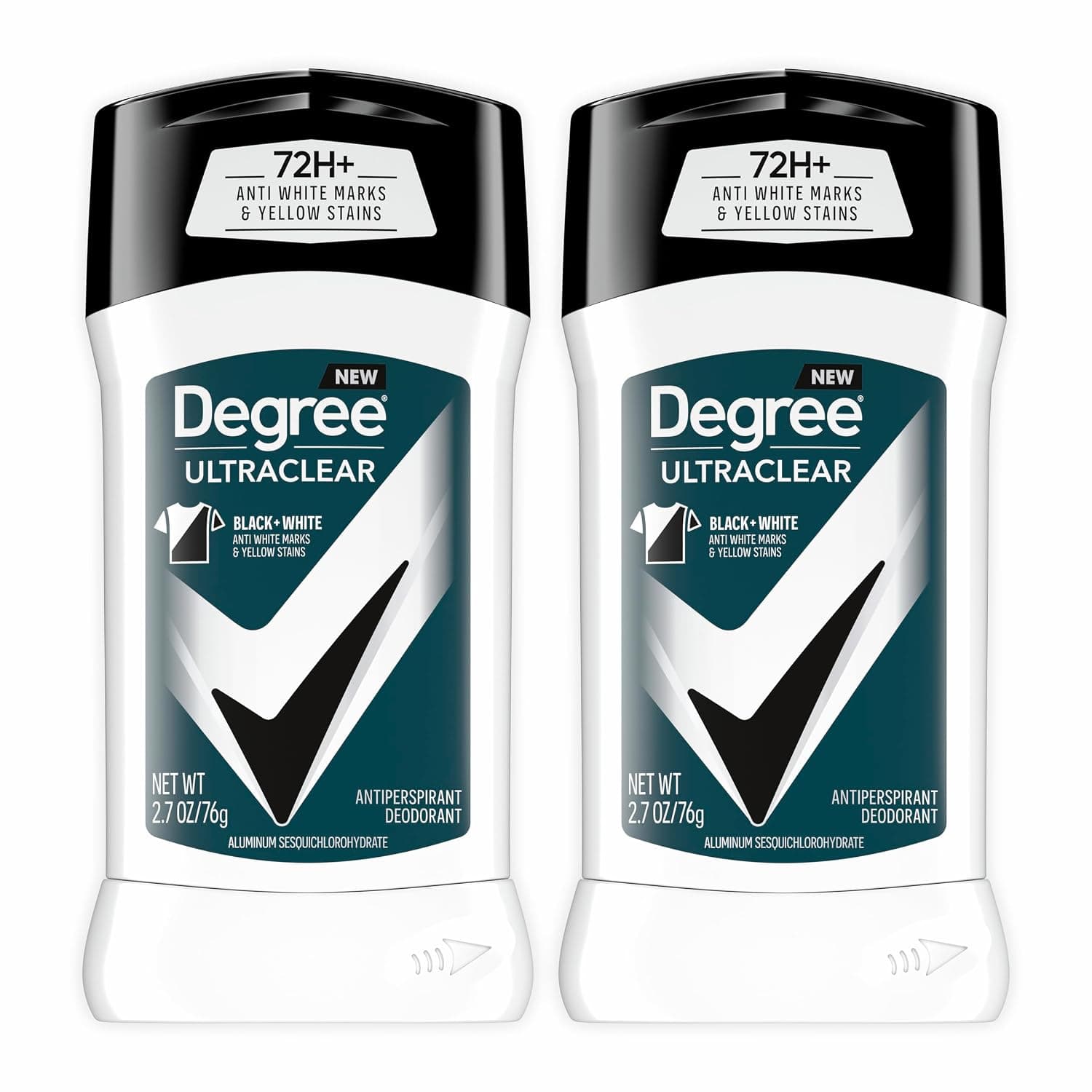 Degree Men UltraClear Antiperspirant Deodorant, 2 Count, 2.7 oz
