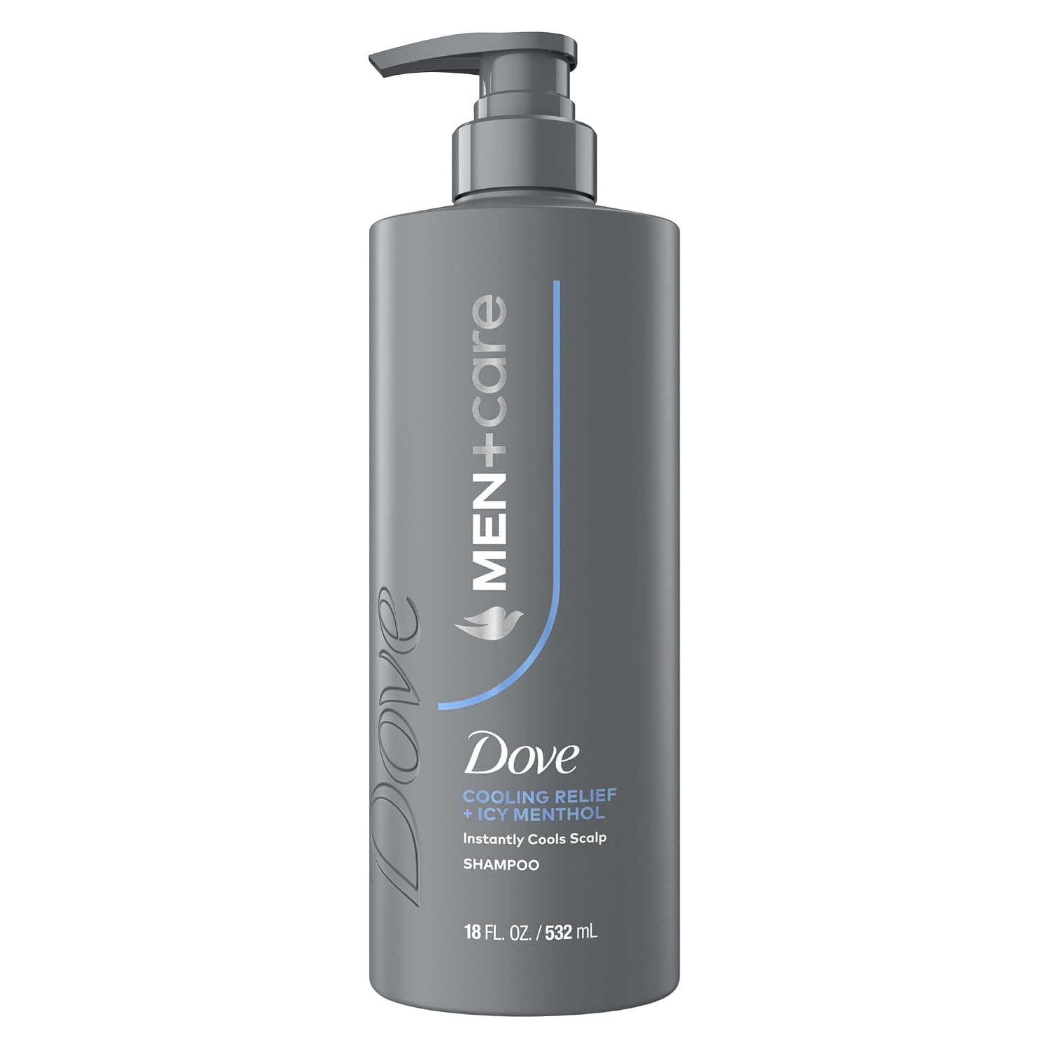 Dove Men+Care Shampoo 1 ct Cooling Scalp Relief with Icy Menthol, 18 FL OZ