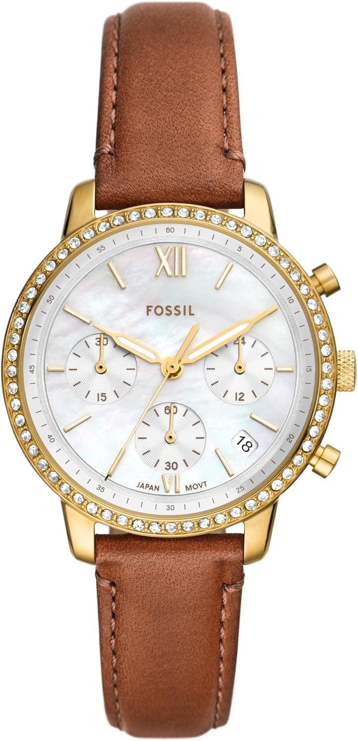 Fossil Women's Neutra Quartz Stainless Steel Chronograph Watch