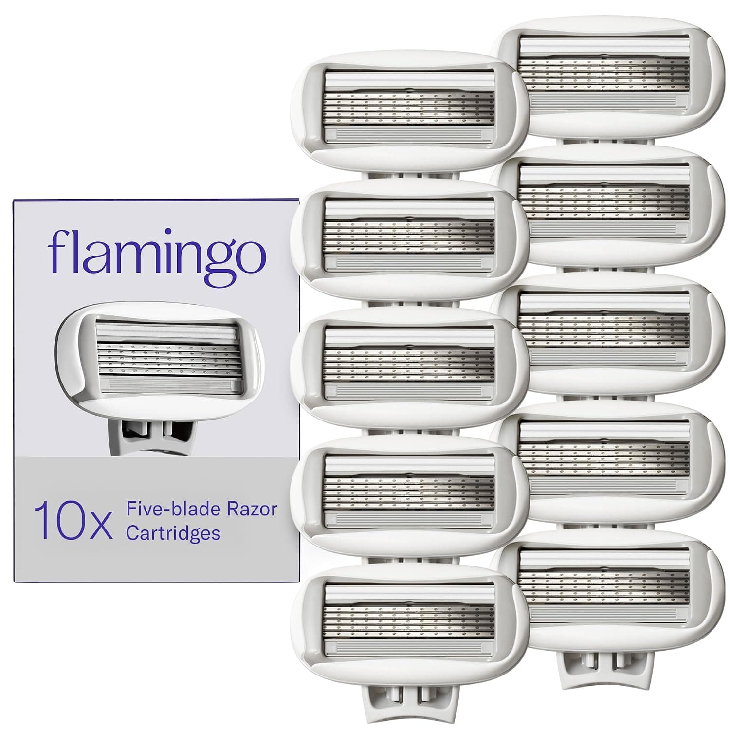 Flamingo Women's Original Razor Blade Refill Cartridges - 10 Count